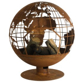 Esschert Design Brasero con forma de globo terráqueo de Esschert Design, Chimeneas - Ref: Foro24-433899, Precio: 327,98 €, De...