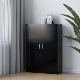 Black plywood book cabinet 82.5x30.5x115 cm by vidaXL, Bookcases and shelves - Ref: Foro24-802715, Price: 81,97 €, Discount: %