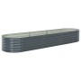 Galvanized steel gray flowerbed 320x80x44 cm by vidaXL, Pots and planters - Ref: Foro24-45527, Price: 241,25 €, Discount: %