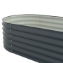 Galvanized steel gray flowerbed 320x80x44 cm by vidaXL, Pots and planters - Ref: Foro24-45527, Price: 241,25 €, Discount: %