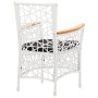 9-Piece White Synthetic Rattan Garden Dining Set by vidaXL, Garden sets - Ref: Foro24-45996, Price: 652,99 €, Discount: %