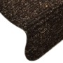 Self-adhesive stair mat 10 pcs 65x21x4 cm dark brown by vidaXL, Stair mats - Ref: Foro24-149711, Price: 30,02 €, Discount: %