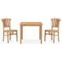 Garden dining set 3 pieces solid teak wood by vidaXL, Garden sets - Ref: Foro24-3060014, Price: 380,98 €, Discount: %