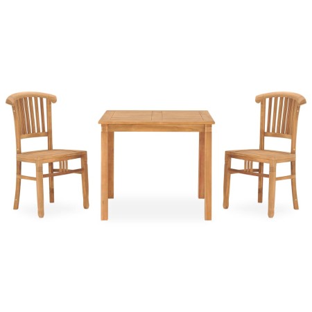 Garden dining set 3 pieces solid teak wood by vidaXL, Garden sets - Ref: Foro24-3060014, Price: 380,98 €, Discount: %