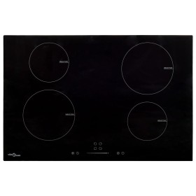 Placa de inducción con 4 quemadores control táctil 77 cm 7000 W de vidaXL, Placas de cocina - Ref: Foro24-51439, Precio: 310,...