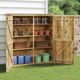 Solid pine wood tool shed 163x50x171 cm by vidaXL, Sheds - Ref: Foro24-318198, Price: 474,99 €, Discount: %