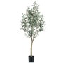 Emerald Olivo artificial en maceta de plástico 140 cm de Emerald, Flora artificial - Ref: Foro24-435919, Precio: 164,74 €, De...