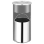 26 L steel wall-mounted trash can with ashtray by vidaXL, Ashtrays - Ref: Foro24-51096, Price: 79,29 €, Discount: %