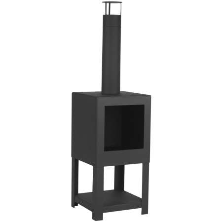 Esschert Design Chimenea exterior con sitio para leña negro FF410 de Esschert Design, Chimeneas - Ref: Foro24-421283, Precio:...