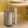 EKO Ecofly 45 L matte silver pedal bin by EKO, Waste containers - Ref: Foro24-440019, Price: 157,93 €, Discount: %