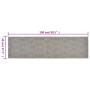 Alfombra de cocina lavable terciopelo dibujo rombos 45x150 cm de vidaXL, Felpudos - Ref: Foro24-136564, Precio: 27,55 €, Desc...