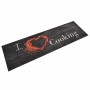 Alfombra de cocina lavable terciopelo Cooking negro 45x150 cm de vidaXL, Felpudos - Ref: Foro24-136549, Precio: 21,56 €, Desc...