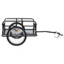 Black steel bicycle trailer 130x73x48.5 cm by vidaXL, Bicycle trailers - Ref: Foro24-91770, Price: 109,99 €, Discount: %