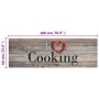 Alfombra de cocina lavable terciopelo cooking gris 60x180 cm de vidaXL, Felpudos - Ref: Foro24-136547, Precio: 31,59 €, Descu...