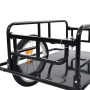 Black steel bicycle trailer 130x73x48.5 cm by vidaXL, Bicycle trailers - Ref: Foro24-91770, Price: 109,99 €, Discount: %