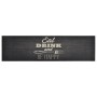 Washable black velvet kitchen mat 45x150 cm by vidaXL, Doormats - Ref: Foro24-136558, Price: 24,90 €, Discount: %