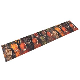 Kitchen mat washable velvet spoon spices 60x300cm by vidaXL, Doormats - Ref: Foro24-136545, Price: 47,77 €, Discount: %