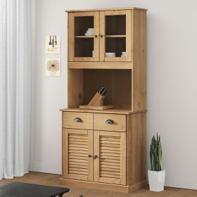 VIGO high sideboard solid pine wood 78x40x175 cm by vidaXL, Sideboards - Ref: Foro24-3188301, Price: 312,74 €, Discount: %