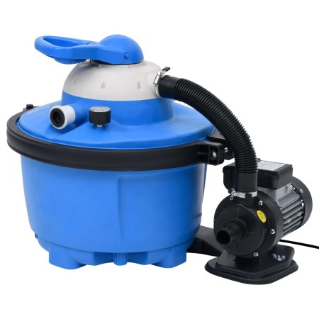 Blue and black sand filter pump 385x620x432 mm 200 W 25 L by vidaXL, Pool and spa filters - Ref: Foro24-92799, Price: 166,99 ...