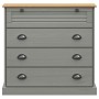 VIGO tall sideboard solid gray pine wood 80x40x175 cm by vidaXL, Sideboards - Ref: Foro24-3200585, Price: 284,99 €, Discount: %