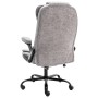 Silla de oficina de masaje piel de ante sintética gris claro de vidaXL, Sillas de oficina - Ref: Foro24-20578, Precio: 264,39...