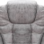 Light Gray Faux Suede Leather Massage Office Chair by vidaXL, Office chairs - Ref: Foro24-20578, Price: 264,39 €, Discount: %