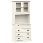 VIGO high sideboard solid white pine wood 80x40x176 cm by vidaXL, Sideboards - Ref: Foro24-3200584, Price: 326,35 €, Discount: %