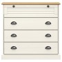 VIGO high sideboard solid white pine wood 80x40x176 cm by vidaXL, Sideboards - Ref: Foro24-3200584, Price: 326,35 €, Discount: %