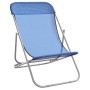 Folding beach chairs 2 pcs textilene blue coated steel by vidaXL, Loungers - Ref: Foro24-360187, Price: 54,35 €, Discount: %