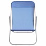 Folding beach chairs 2 pcs textilene blue coated steel by vidaXL, Loungers - Ref: Foro24-360187, Price: 54,35 €, Discount: %