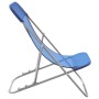 Folding beach chairs 2 pcs textilene blue coated steel by vidaXL, Loungers - Ref: Foro24-360187, Price: 54,35 €, Discount: %