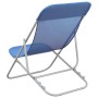 Folding beach chairs 2 pcs textilene blue coated steel by vidaXL, Loungers - Ref: Foro24-360187, Price: 54,35 €, Discount: %