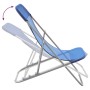 Folding beach chairs 2 pcs textilene blue coated steel by vidaXL, Loungers - Ref: Foro24-360187, Price: 54,35 €, Discount: %