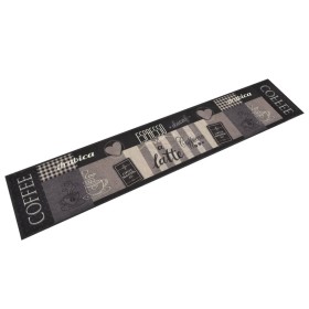 Washable kitchen mat velvet black coffee 60x300 cm by vidaXL, Doormats - Ref: Foro24-136557, Price: 53,65 €, Discount: %