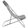 Folding beach chairs 2 pcs gray textilene coated steel by vidaXL, Loungers - Ref: Foro24-360190, Price: 54,01 €, Discount: %