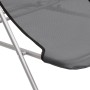 Folding beach chairs 2 pcs gray textilene coated steel by vidaXL, Loungers - Ref: Foro24-360190, Price: 54,01 €, Discount: %