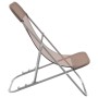 Folding beach chair 2 pcs brown textilene coated steel by vidaXL, Loungers - Ref: Foro24-360191, Price: 54,35 €, Discount: %