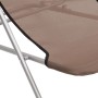 Folding beach chair 2 pcs brown textilene coated steel by vidaXL, Loungers - Ref: Foro24-360191, Price: 54,35 €, Discount: %