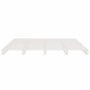 Cama de palets de madera maciza de pino blanca 135x190 cm de vidaXL, Camas y somieres - Ref: Foro24-821433, Precio: 136,21 €,...