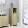 Badezimmerschrank aus eichenfarbenem Sperrholz, 30 x 30 x 95 cm von vidaXL, Badezimmermöbel - Ref: Foro24-802591, Preis: 52,3...