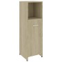 Oak-colored plywood bathroom cabinet 30x30x95 cm by vidaXL, Bathroom furniture - Ref: Foro24-802591, Price: 52,38 €, Discount: %