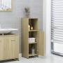 Armario de baño madera contrachapada color roble 30x30x95 cm de vidaXL, Muebles de baño - Ref: Foro24-802591, Precio: 52,38 €...