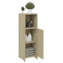 Oak-colored plywood bathroom cabinet 30x30x95 cm by vidaXL, Bathroom furniture - Ref: Foro24-802591, Price: 52,38 €, Discount: %