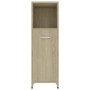 Armario de baño madera contrachapada color roble 30x30x95 cm de vidaXL, Muebles de baño - Ref: Foro24-802591, Precio: 52,38 €...