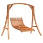 Swing lounger with teak finish solid fir wood by vidaXL, Garden rockers - Ref: Foro24-3200615, Price: 513,99 €, Discount: %