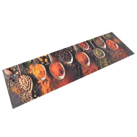 Alfombra de cocina lavable terciopelo cuchara especias 45x150cm de vidaXL, Felpudos - Ref: Foro24-136543, Precio: 23,53 €, De...