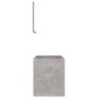 Concrete gray plywood 2-piece bathroom furniture set by vidaXL, Bathroom furniture - Ref: Foro24-804786, Price: 65,53 €, Disc...