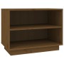 Armario zapatero madera maciza de pino marrón miel 60x34x45 cm de vidaXL, Zapateros y organizadores de calzado - Ref: Foro24-...