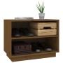 Schuhschrank aus massivem Kiefernholz, honigbraun, 60 x 34 x 45 cm von vidaXL, Schuhregale und Schuhorganisatoren - Ref: Foro...