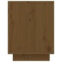 Armario zapatero madera maciza de pino marrón miel 60x34x45 cm de vidaXL, Zapateros y organizadores de calzado - Ref: Foro24-...